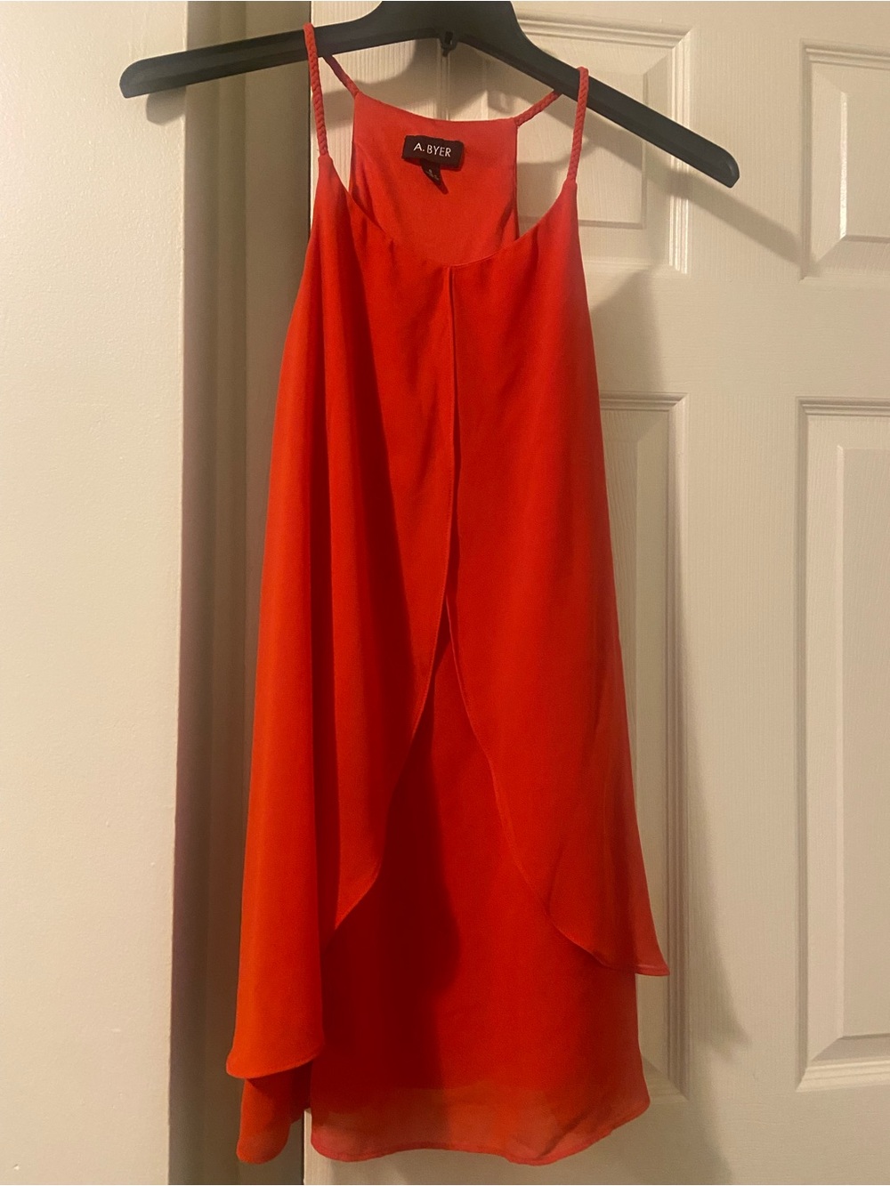 A. Byer Vibrant Red dress